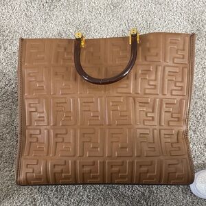 Fendi Tan Leather Label